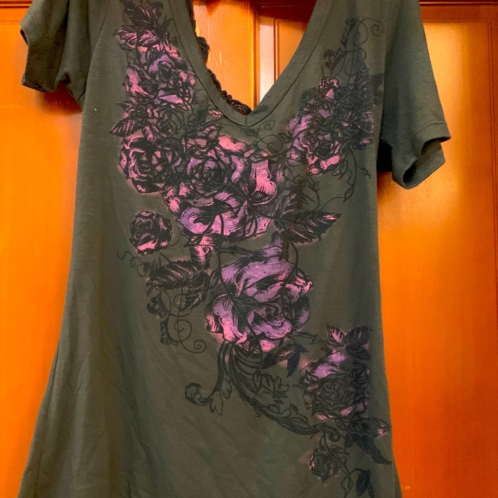 Gray detailed shirt